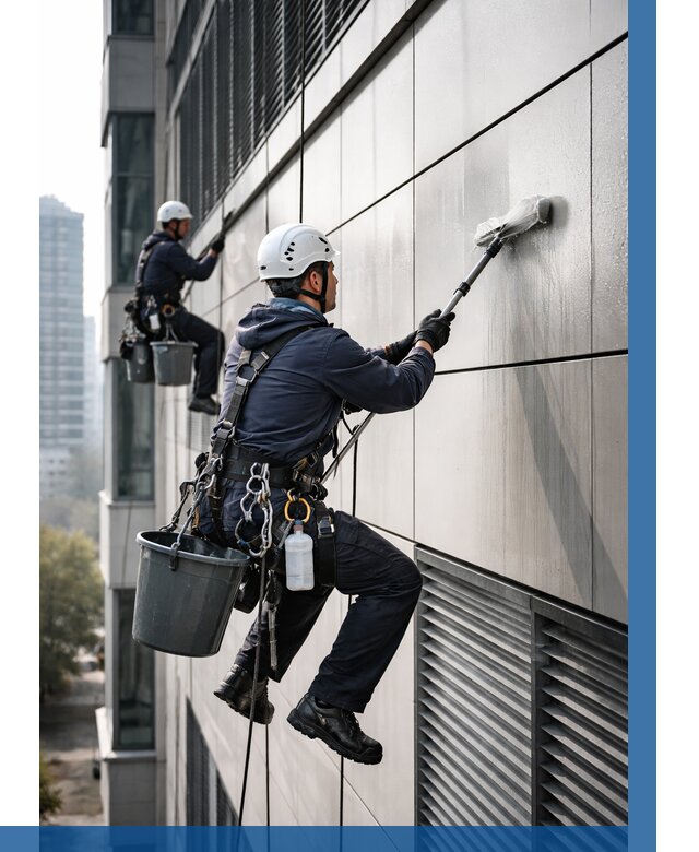 Мойка вентилируемого фасада в Лобне от 258 р. | ВЫСОТНИК-Лбн