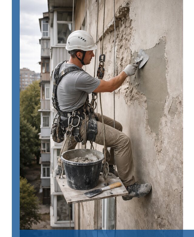 Восстановление фасадной штукатурки в Лобне с гарантией качества