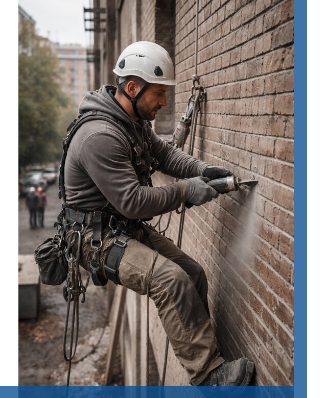 Расшивка кирпичных швов в Лобне от 620 р. | ВЫСОТНИК-Лбн