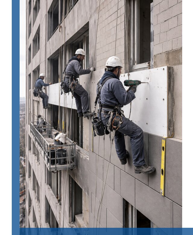 Монтаж фасадных термопанелей высокого качества в Лобне