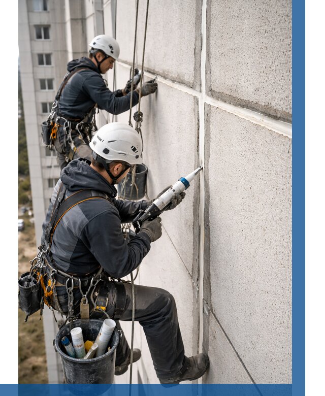 Герметизация межпанельных швов в Лобне от 723 р. | ВЫСОТНИК-Лбн