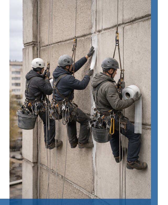 Ремонт межпанельных швов в Лобне от 774 р. | ВЫСОТНИК-Лбн