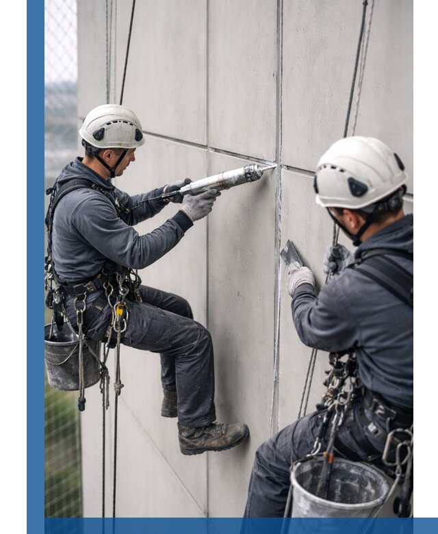 Первичная герметизация швов фасадов и кровель в Лобне