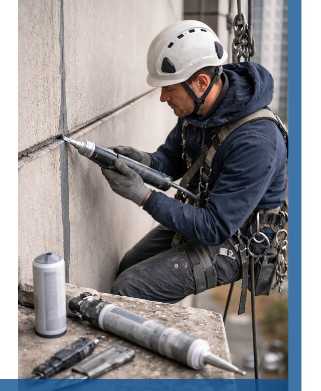 Вторичная герметизация швов в Лобне от 465 р. | ВЫСОТНИК-Лбн