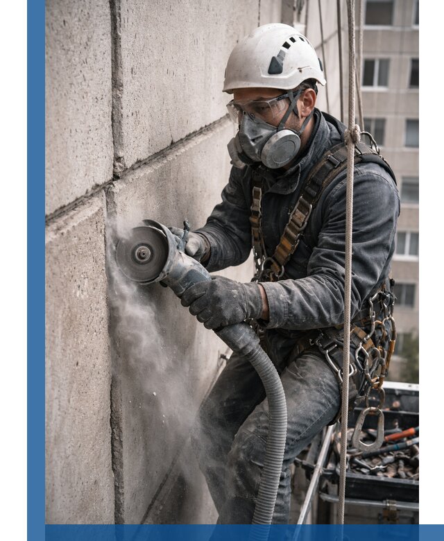 Штробление межпанельных швов в Лобне качественно и быстро