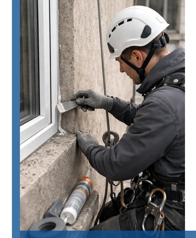 Герметизация монтажных швов окон в Лобне с гарантией качества