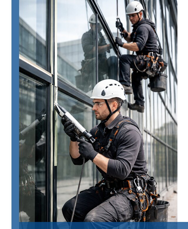 Герметизация витражных швов в Лобне для зданий и фасадов