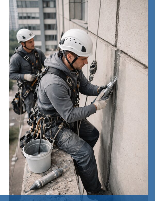 Ремонт деформационных швов здания в Лобне от 1033 р. | ВЫСОТНИК-Лбн