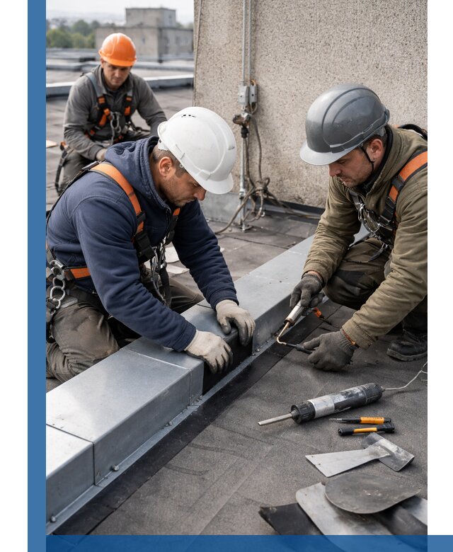 Ремонт кровельных примыканий в Лобне профессионально