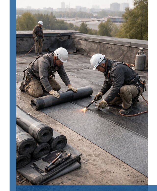 Монтаж мягкой кровли в Лобне профессионально и надежно