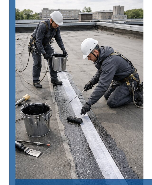 Гидроизоляция кровли мастикой в Лобне надежная защита