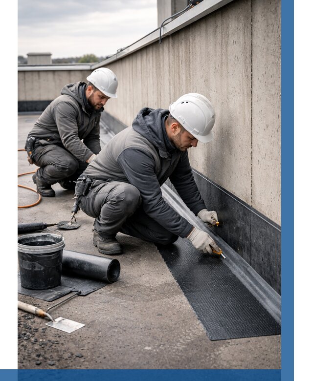 Гидроизоляция примыканий на кровле в Лобне от 929 р. | ВЫСОТНИК-Лбн