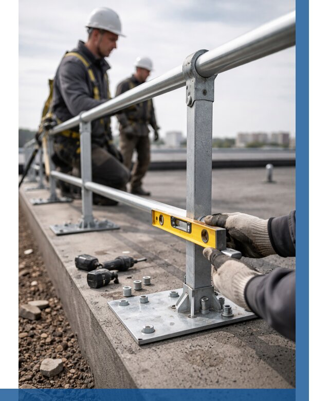 Монтаж кровельного ограждения в Лобне от 1239 р. | ВЫСОТНИК-Лбн