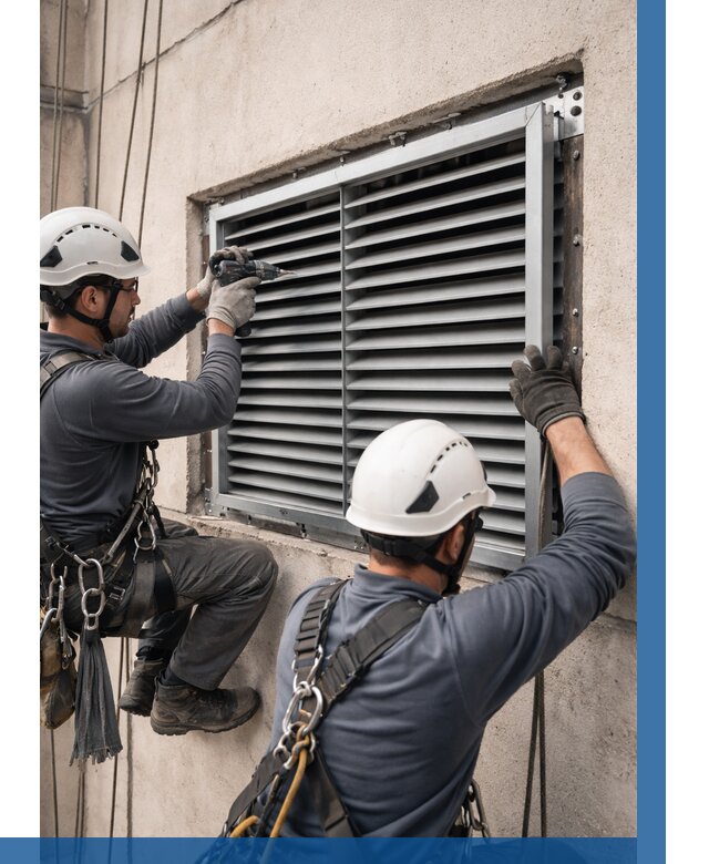 Монтаж вентиляционных решеток в Лобне от 4647 р. | ВЫСОТНИК-Лбн