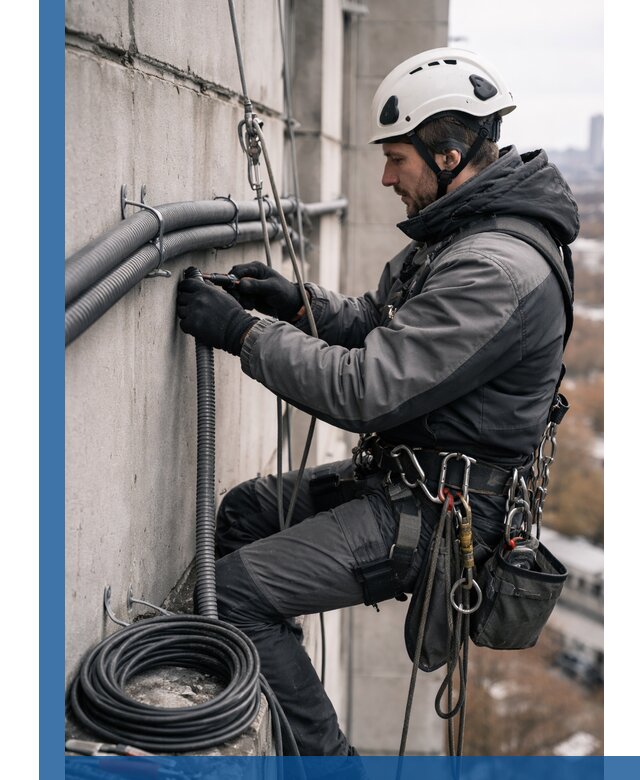 Профессиональный монтаж гофры для кабеля в Лобне с гарантией