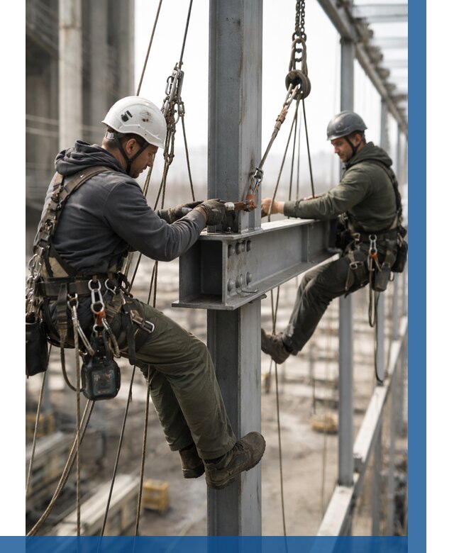 Монтаж металлоконструкций на высоте в Лобне от 3614 р. | ВЫСОТНИК-Лбн