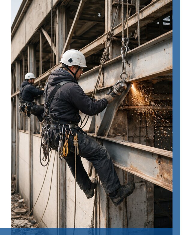 Демонтаж металлоконструкций на высоте в Лобне от 6712р. |ВЫСОТНИК-Лбн