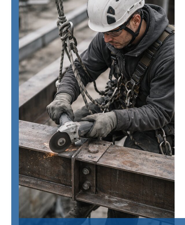 Резка металла на высоте в Лобне для зданий и конструкций