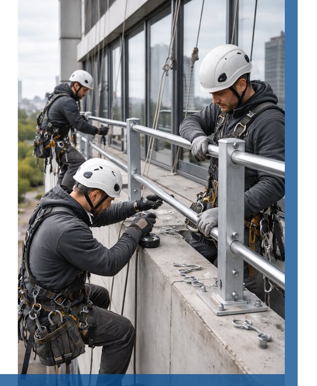 Монтаж ограждений на высоте в Лобне, от 1239 р. | ВЫСОТНИК-Лбн