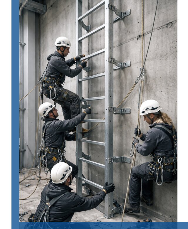 Монтаж металлических лестниц в Лобне под ключ со гарантией