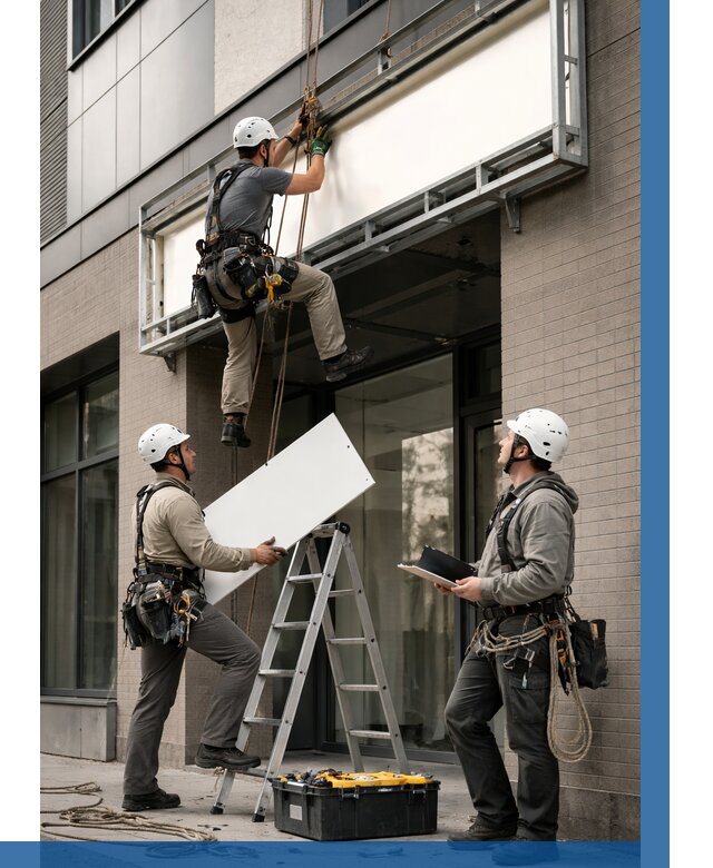 Монтаж светового короба в Лобне от 6712 р. | ВЫСОТНИК-Лбн