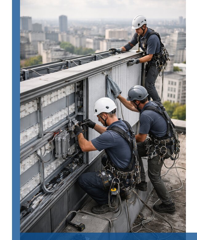 Профессиональное обслуживание крышной рекламы в Лобне под ключ