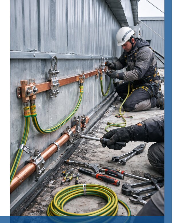 Монтаж заземления здания в Лобне от 25815 р. | ВЫСОТНИК-Лбн