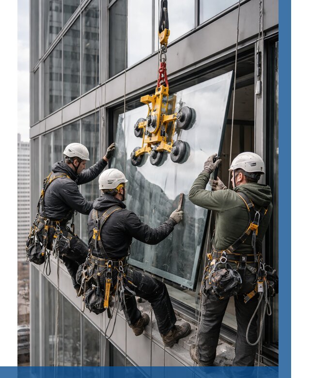 Фасадное остекление зданий под ключ в Лобне от 10326 р. | ВЫСОТНИК-Лбн