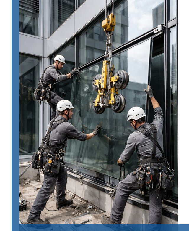 Структурное остекление фасадов в Лобне монтаж и обслуживание