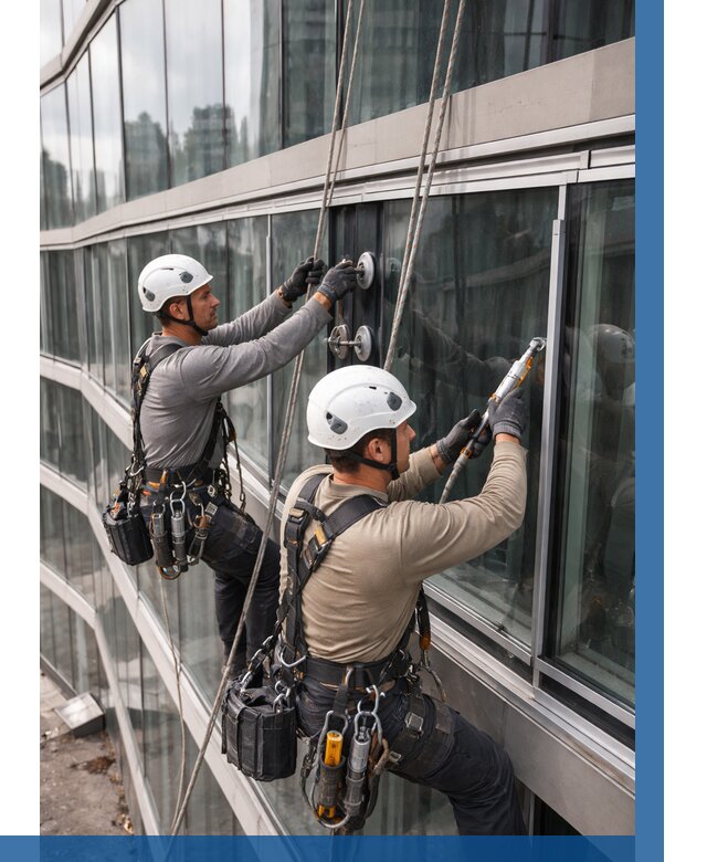 Радиусное остекление фасада в Лобне от 12391 р. | ВЫСОТНИК-Лбн