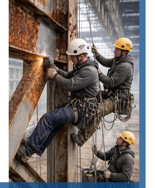 Зачистка металла от ржавчины в Лобне от 361 р. | ВЫСОТНИК-Лбн