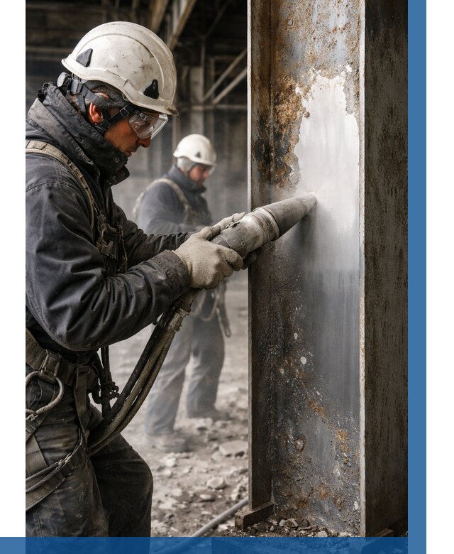 Удаление старой краски с металла в Лобне от 465 р. | ВЫСОТНИК-Лбн