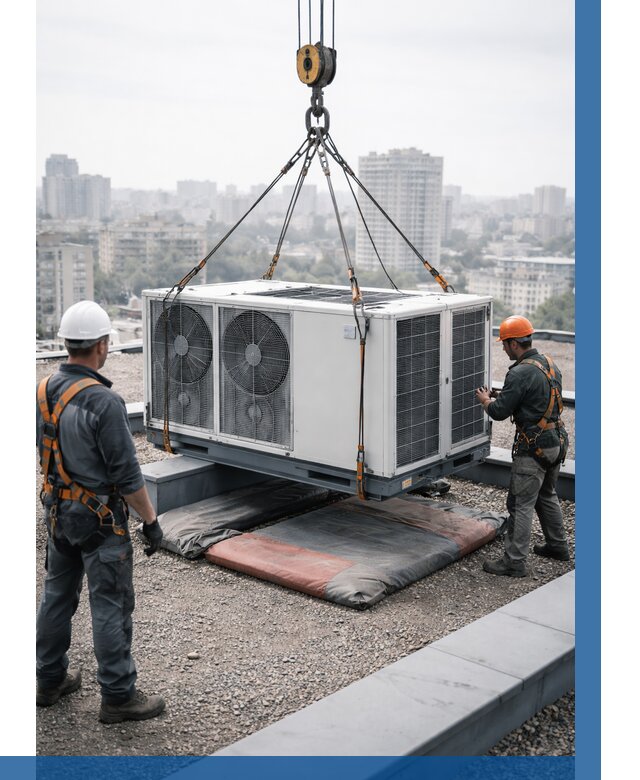 Подъем груза на крышу в Лобне от 5163 р. | ВЫСОТНИК-Лбн заказать