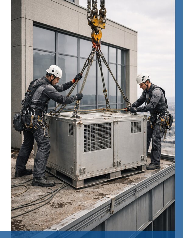 Такелажные работы на высоте в Лобне от 8261 р. | ВЫСОТНИК-Лбн