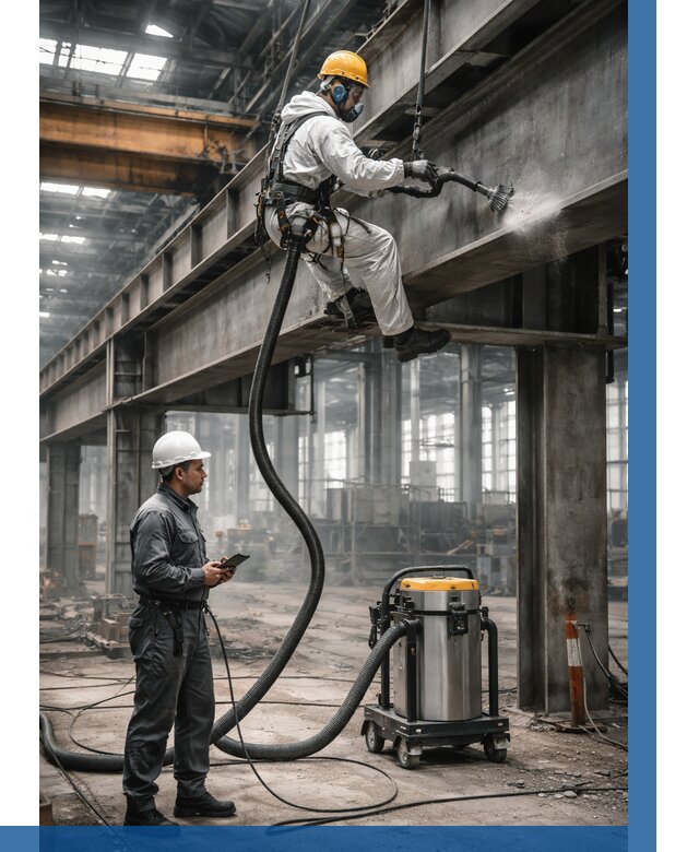 Обеспыливание конструкций в цехе в Лобне от 4337 р. | ВЫСОТНИК-Лбн