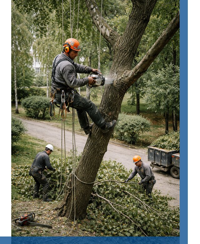Кронирование деревьев в Лобне от 6712 р. | ВЫСОТНИК-Лбн