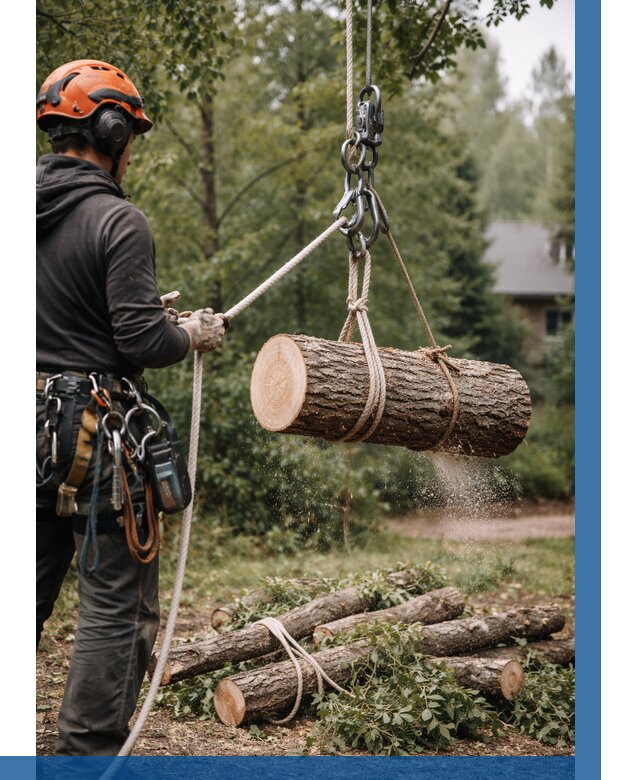 Валка деревьев частями в Лобне от 7745 р. | ВЫСОТНИК-Лбн