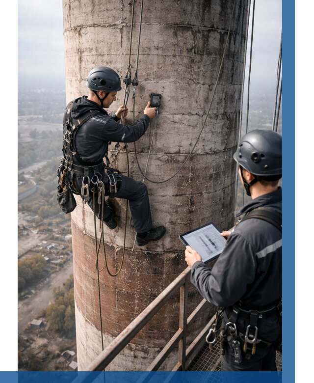 Обследование дымовой трубы в Лобне от 8261 р. | ВЫСОТНИК-Лбн